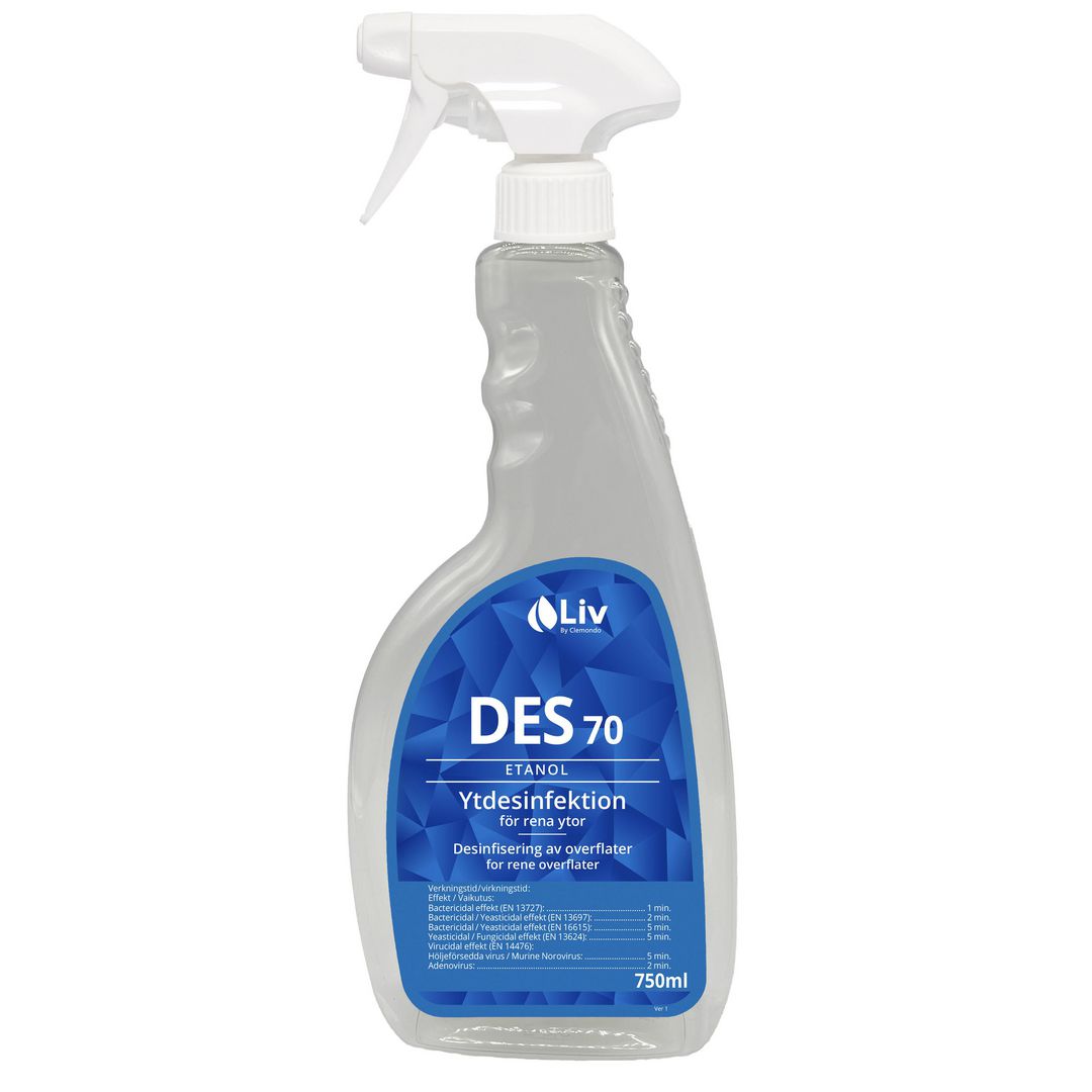Ytdesinfektion LIV 70 spray 750ml