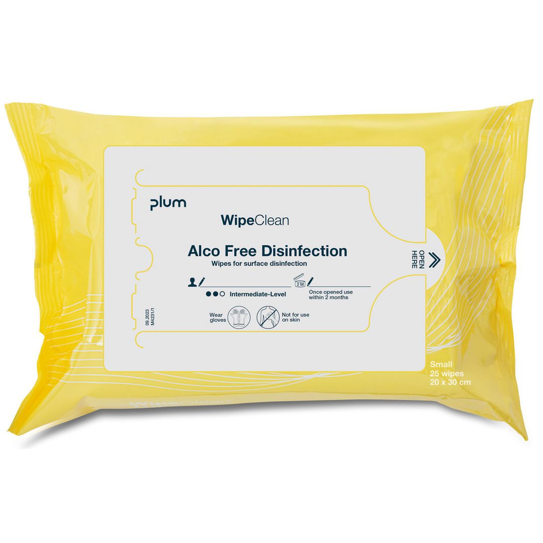 Ytdesinfektionsduk PLUM Alkoholfri100/fp
