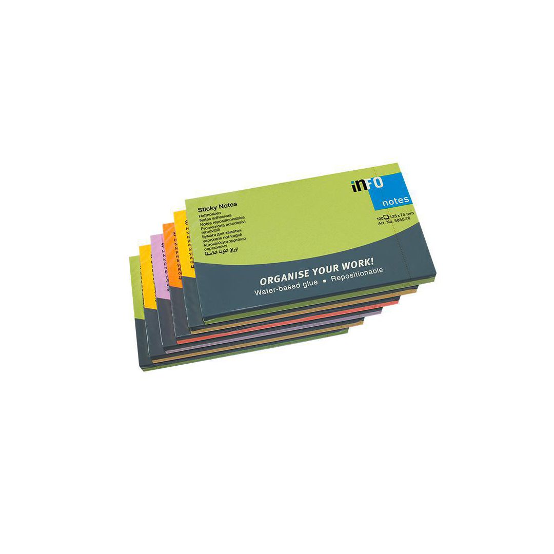 Notes INFO NOTES 75x125 Spring (6 pack)