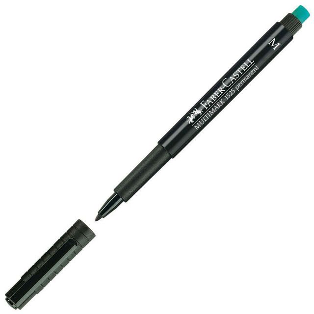 Märkpenna VF FABER CASTELL medium svart (10 pack)