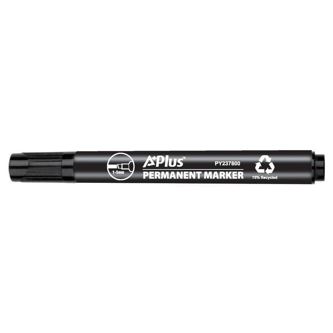 Märkpenna A Plus eco sned 1-5mm svart (10 pack)