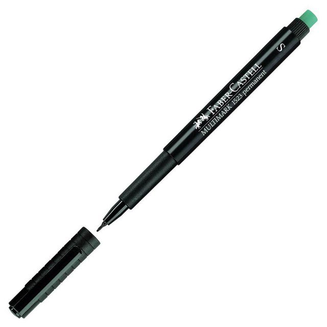Märkpenna VF FABER CASTELL superfinSvart (10 pack)