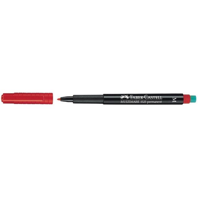 Märkpenna VF FABER CASTELL medium röd (10 pack)