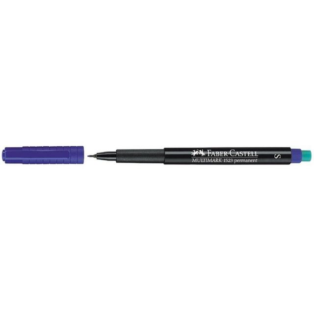 Märkpenna VF FABER CASTELL superfine blå (10 pack)