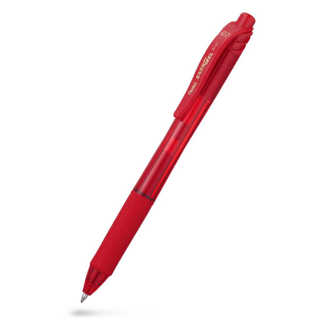 Gelpenna PENTEL EnerGel X 0,7 röd (12 pack)