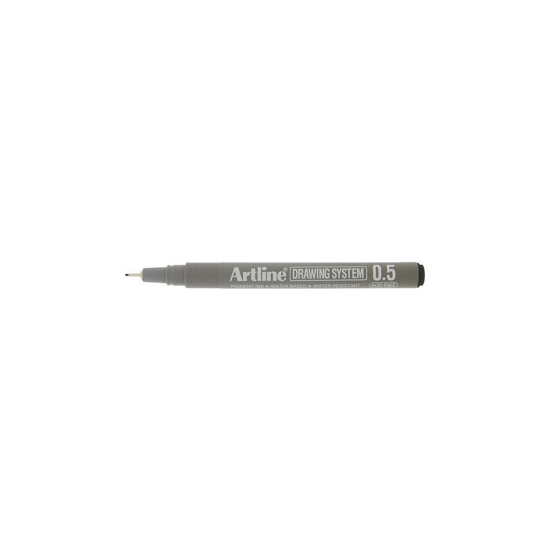 Fineliner Artline EK235 0,5mm svart (12 pack)