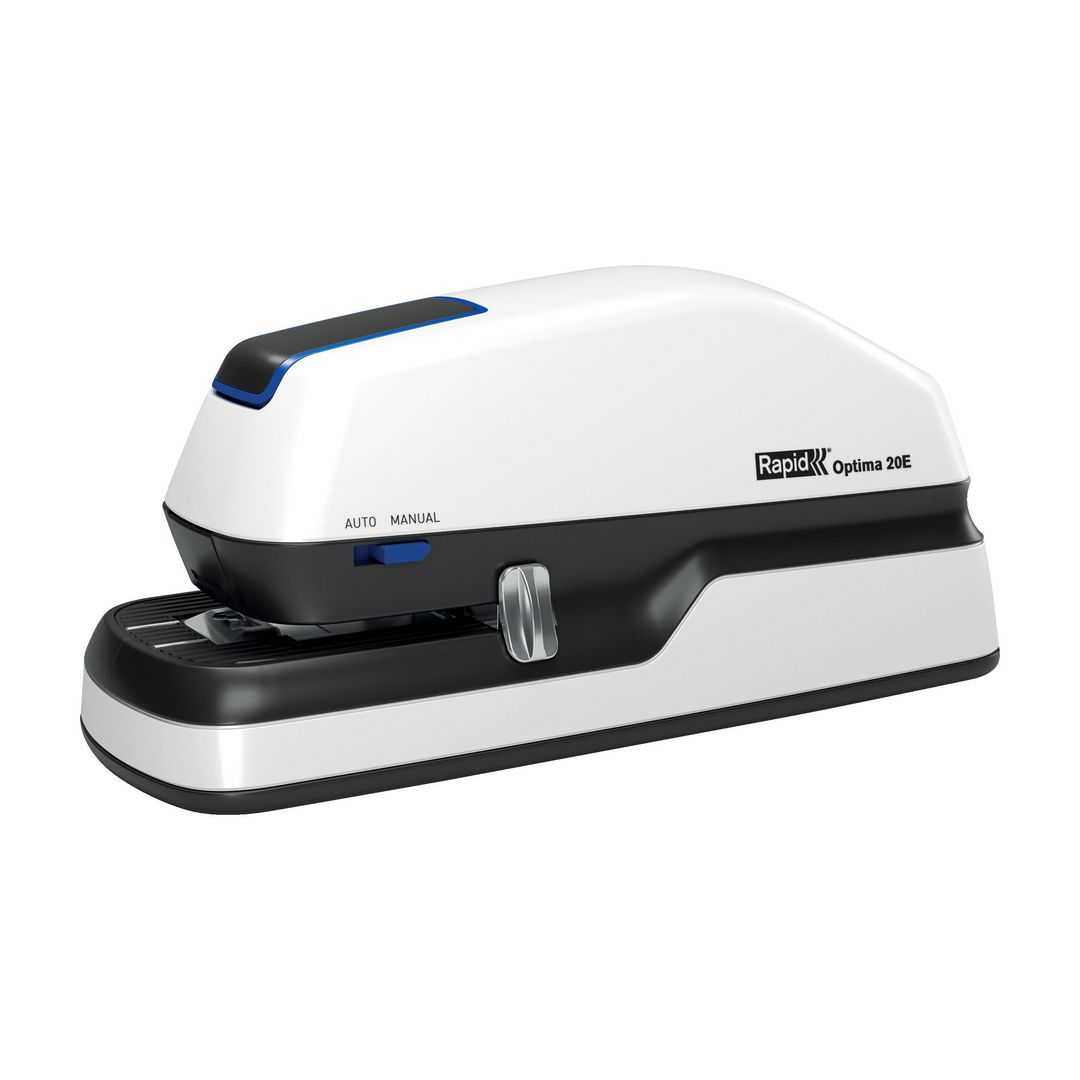 Elhäftare RAPID Optima 20 vit/svart