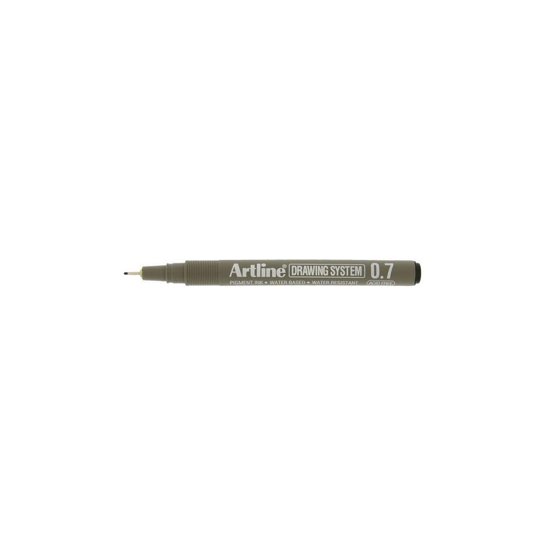 Fineliner ARTLINE EK237 0,7mm svart (12 pack)
