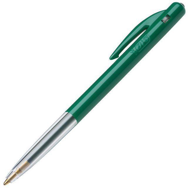 Kulpenna Bic Clic M10 1,0 grön (50 pack)