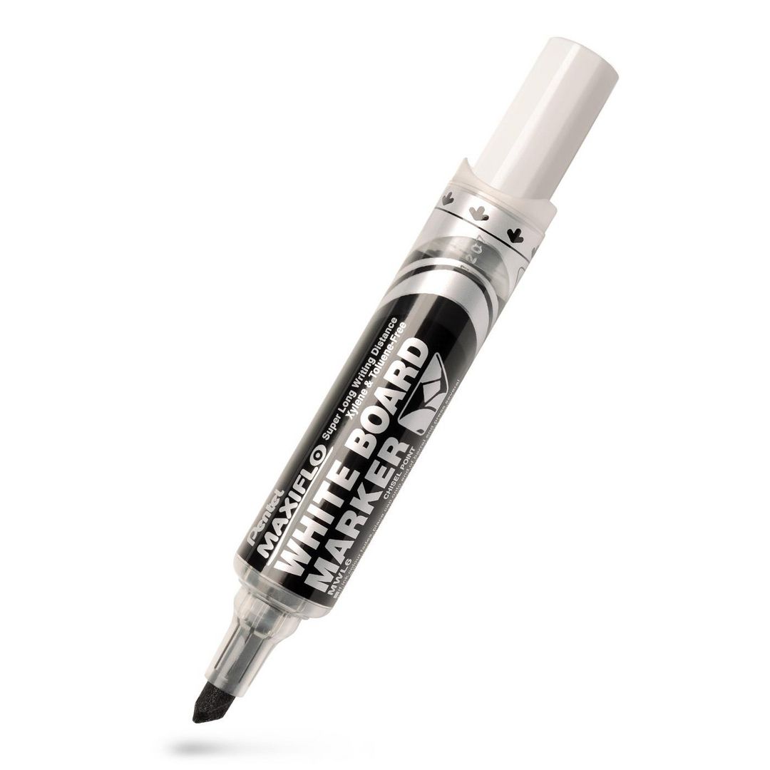 Whiteboardpenna Pentel Maxiflo sned sv (12 pack)