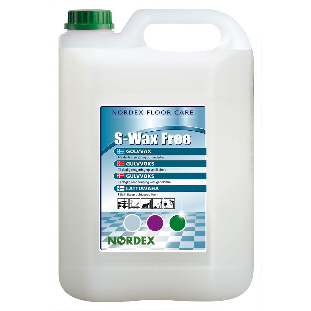 Golvunderhåll NORDEX S-wax Free 5L