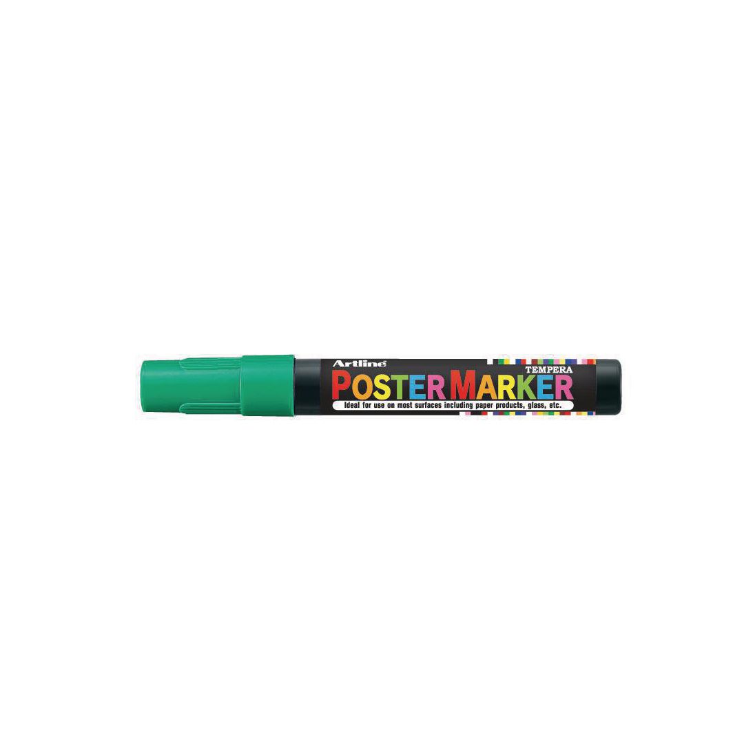 Märkpenna Artline Postermarker 2mm grön (12 pack)