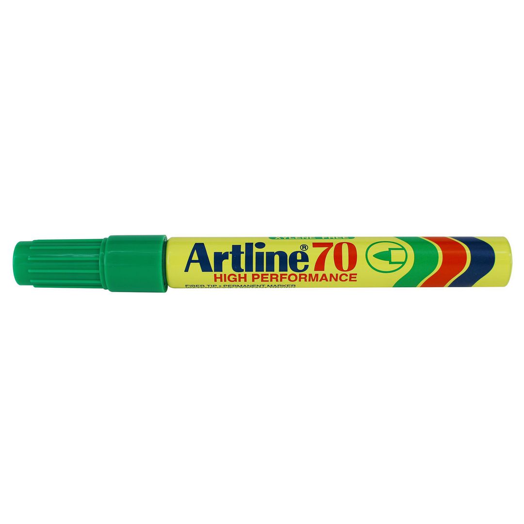 Märkpenna Artline 70 perm. 1,5mm grön (12 pack)