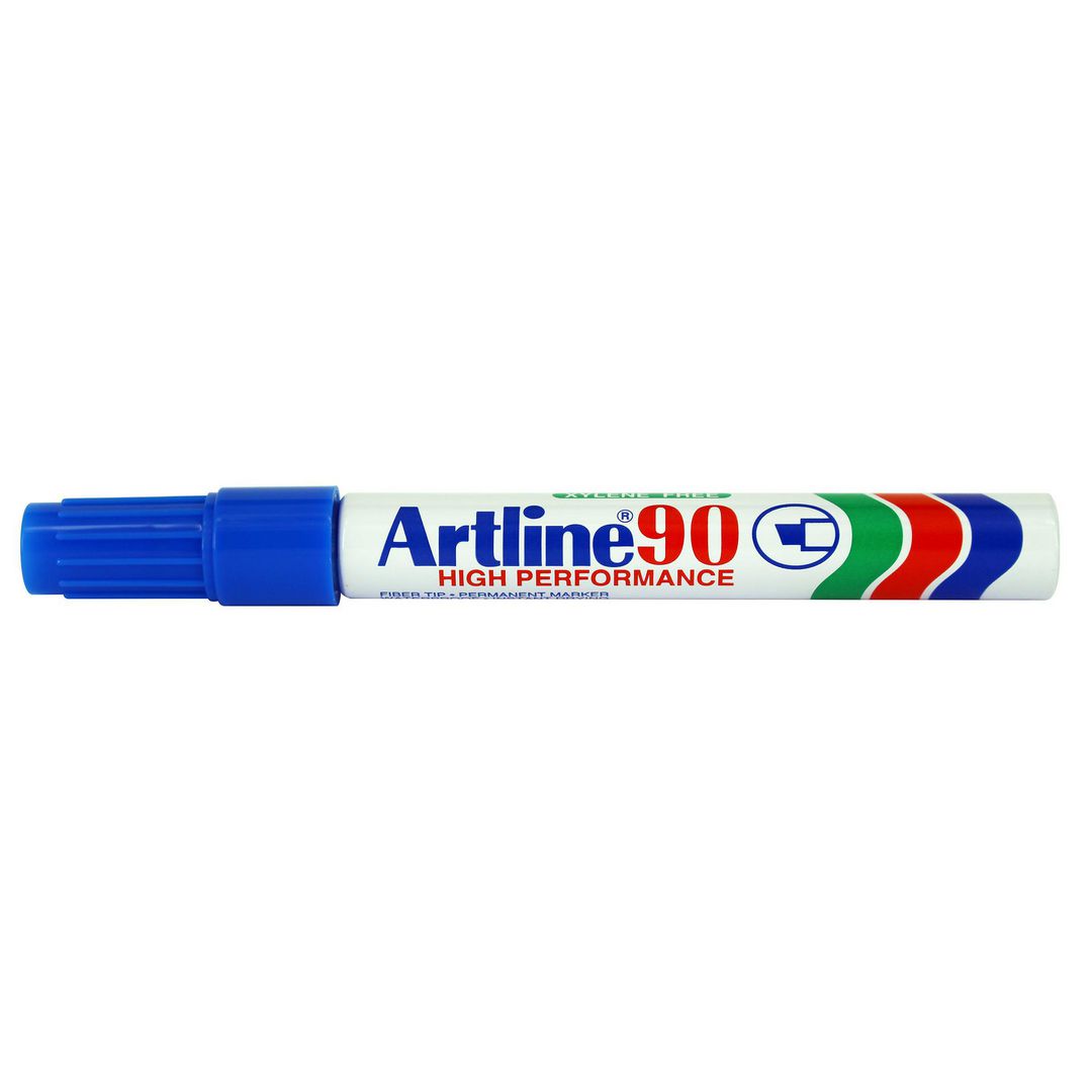 Märkpenna ARTLINE 90 sned 5mm blå (12 pack)