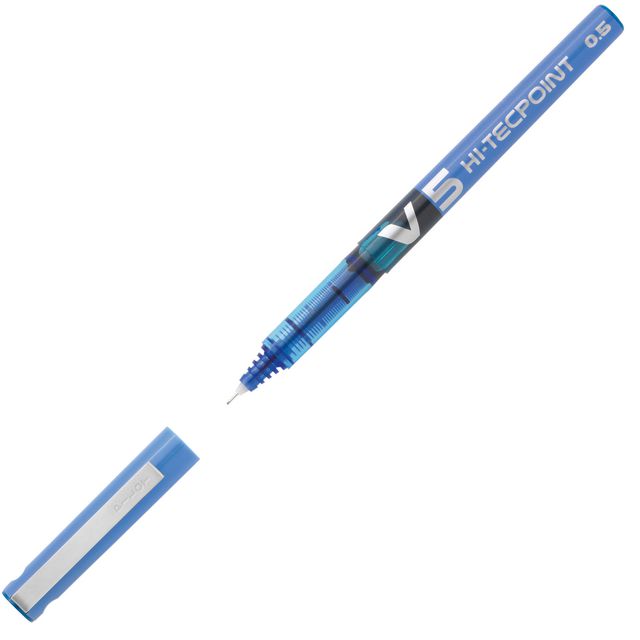 Bläckkulpenna Pilot Hi-Tec V5 0,5 blå (12 pack)