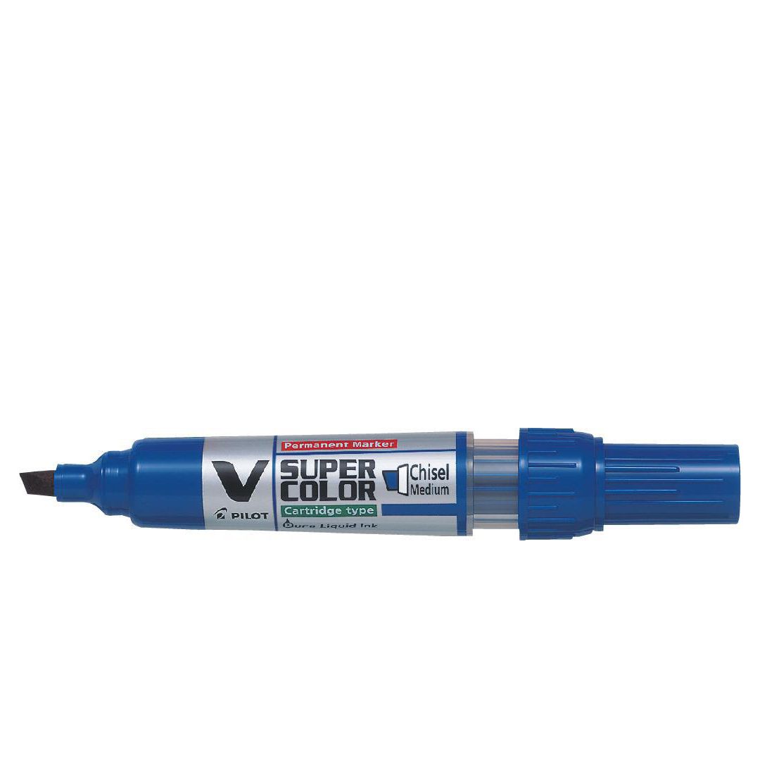 Märkpenna PILOT V Super Color sned blå (10 pack)