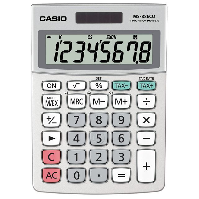 Bordsräknare Casio MS-88ECO