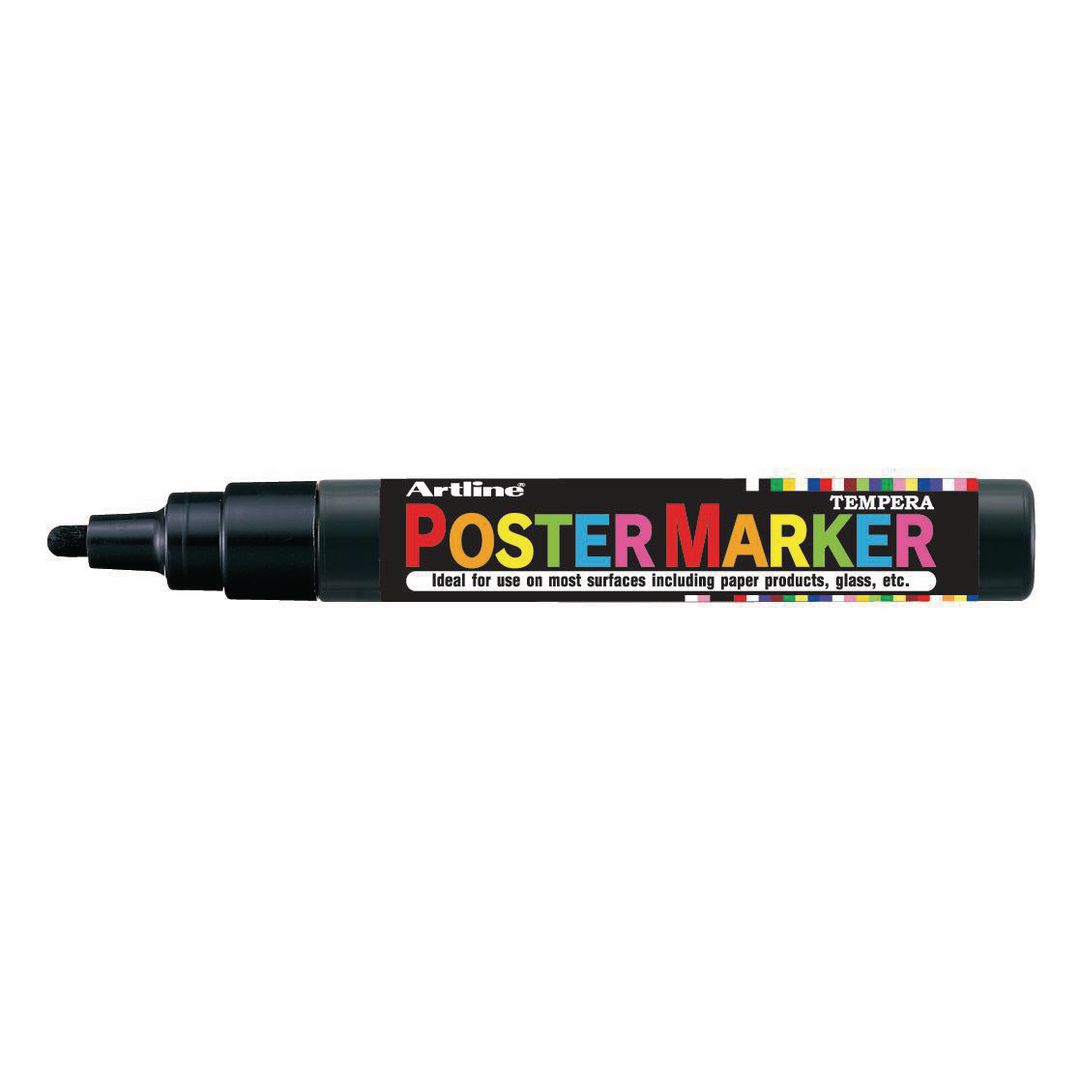 Märkpenna Artline Postermarker 2mm svart (12 pack)