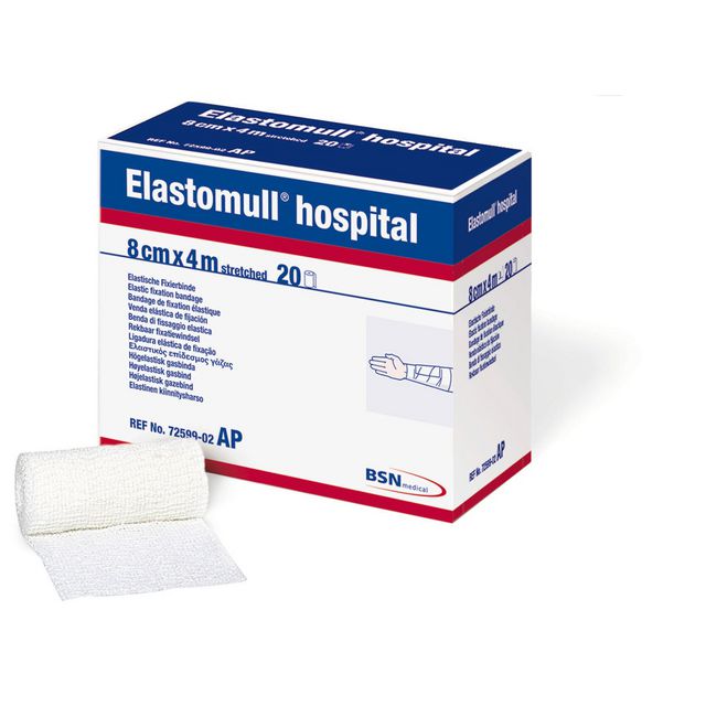 Binda ELASTOMULL 8cmx4m Latexfri 20/fp