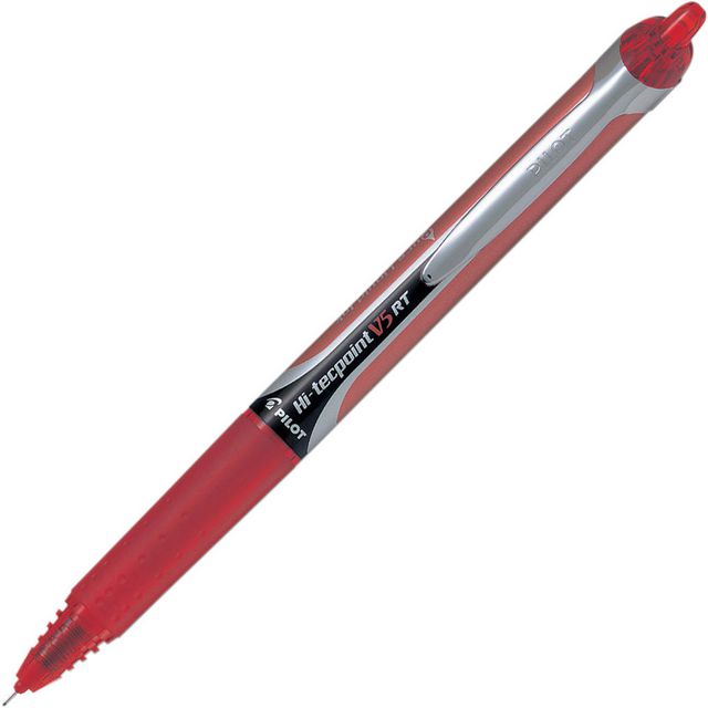 Bläckkulpenna Pilot Hi-Tec V5 RT röd (12 pack)