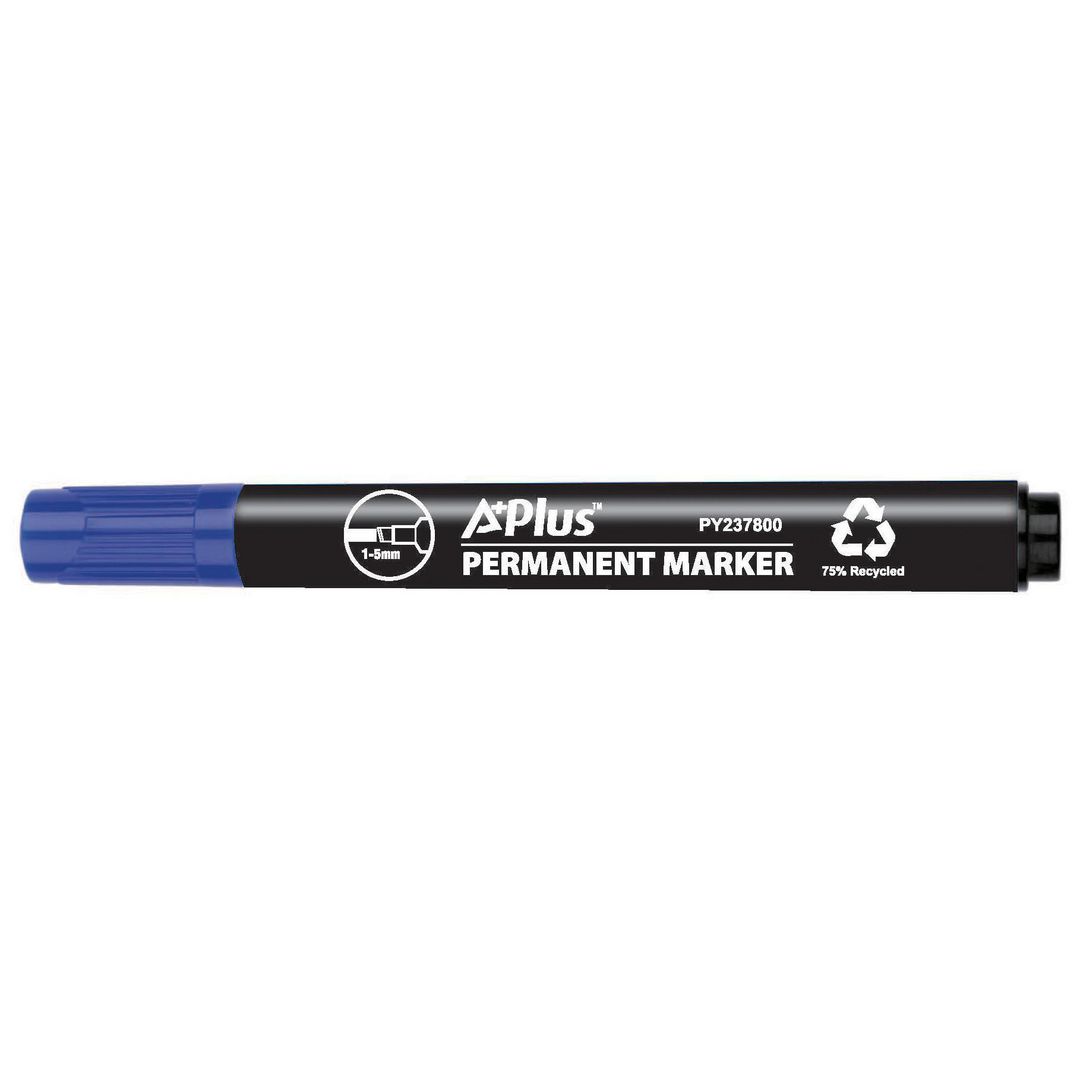 Märkpenna A Plus eco sned 1-5mm blå (10 pack)