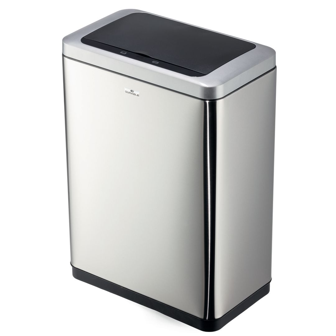 Papperskorg med sensor NO TOUCH 2x20L