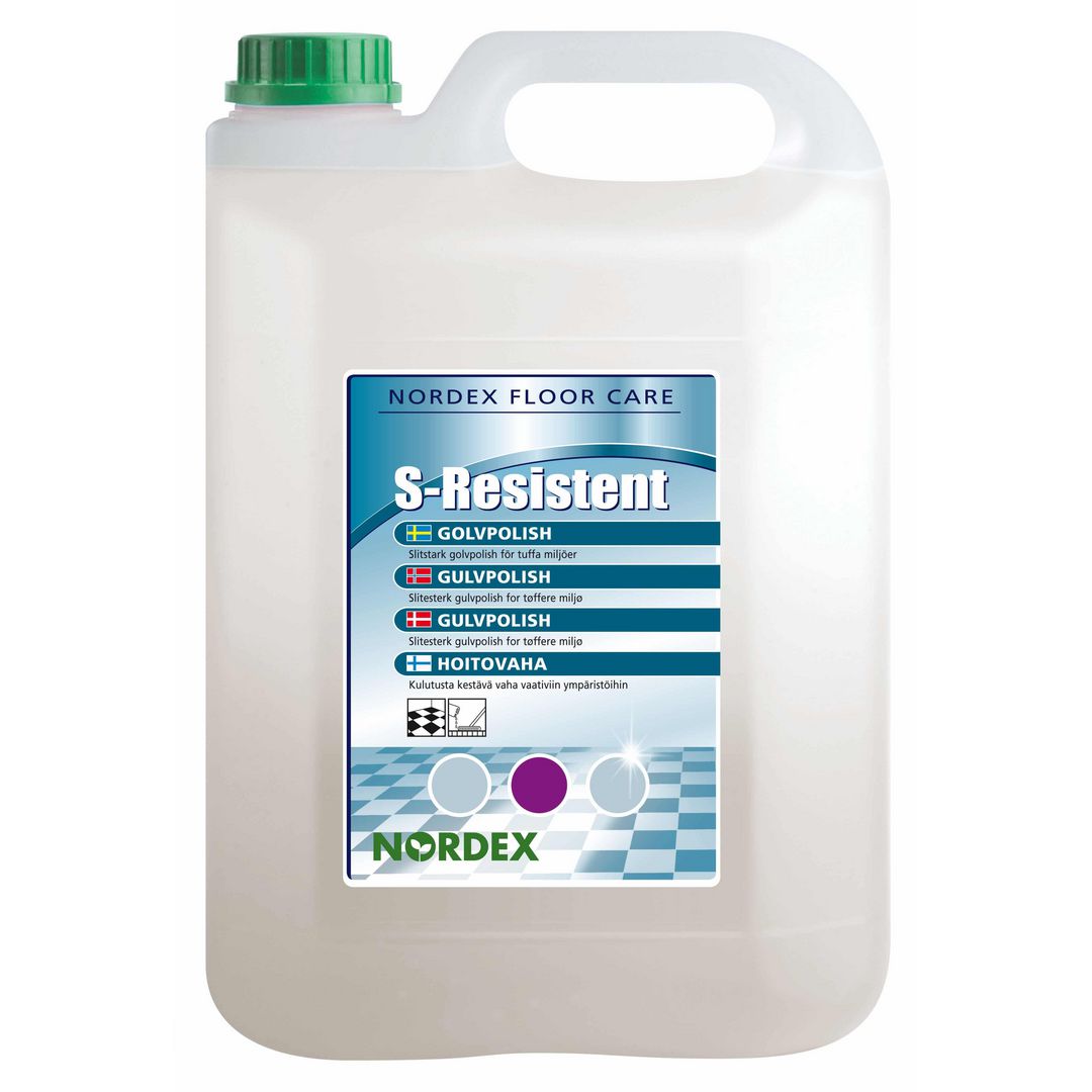 Golvpolish NORDEX Resistent 5L (3 pack)