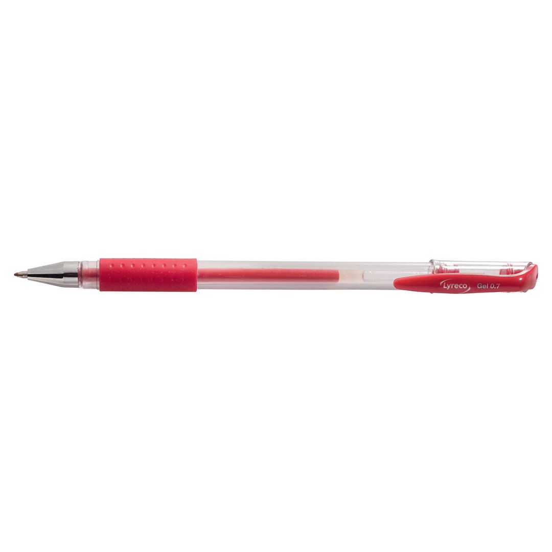 Gelpenna Lyreco 0,7mm röd