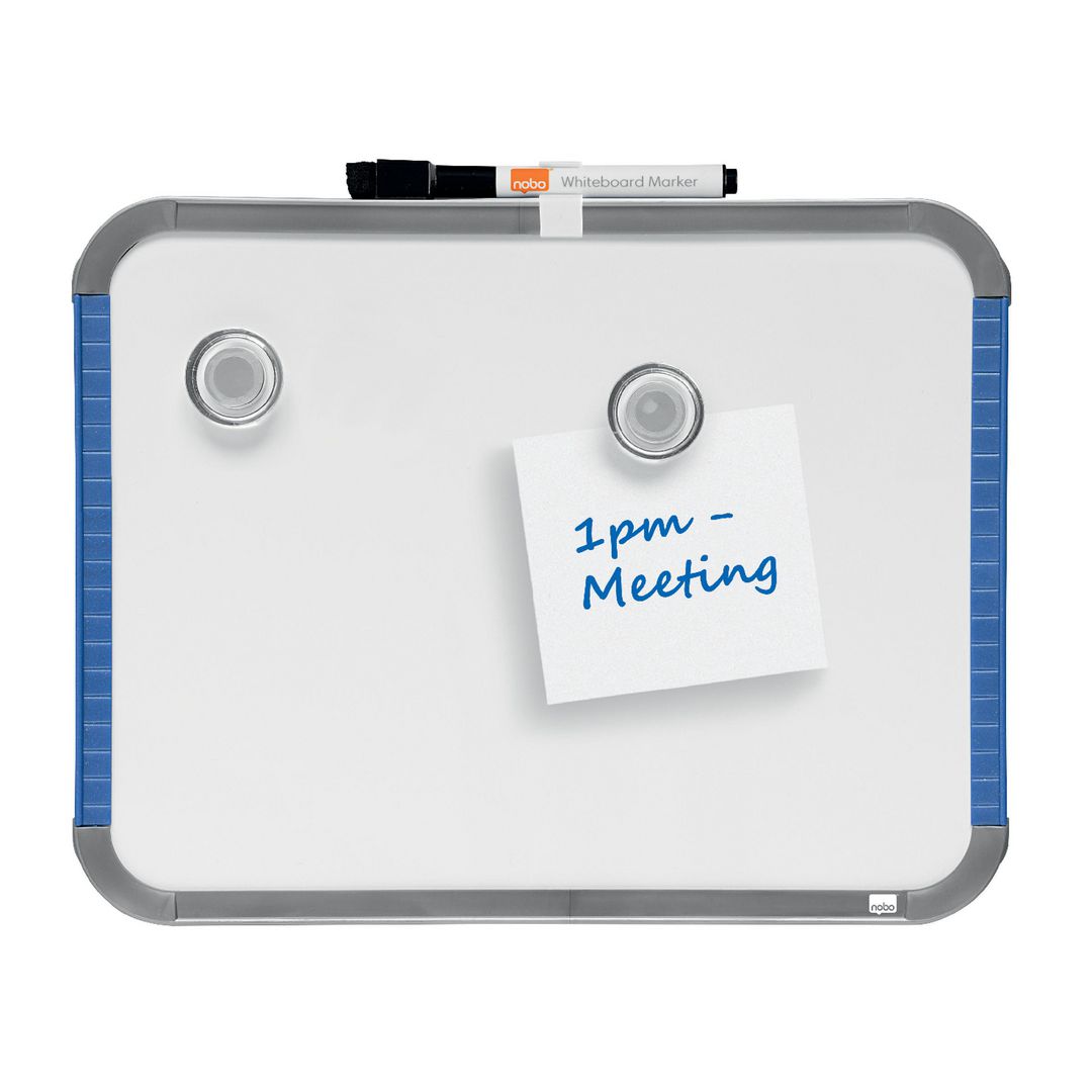 Whiteboard Slim Nobo vit 28x22cm