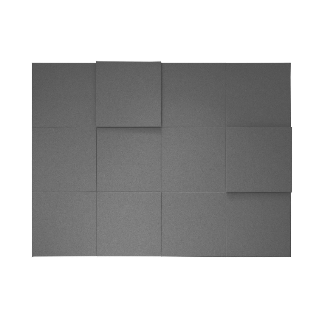 Väggabsorbent 100x100x3 Dox 52-mel.grå
