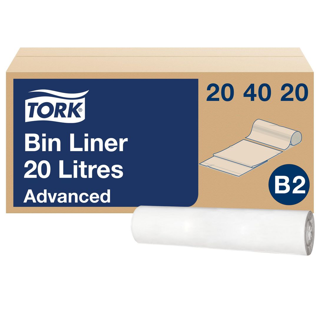 Insatspåse Tork B2 20L vit 100/rl