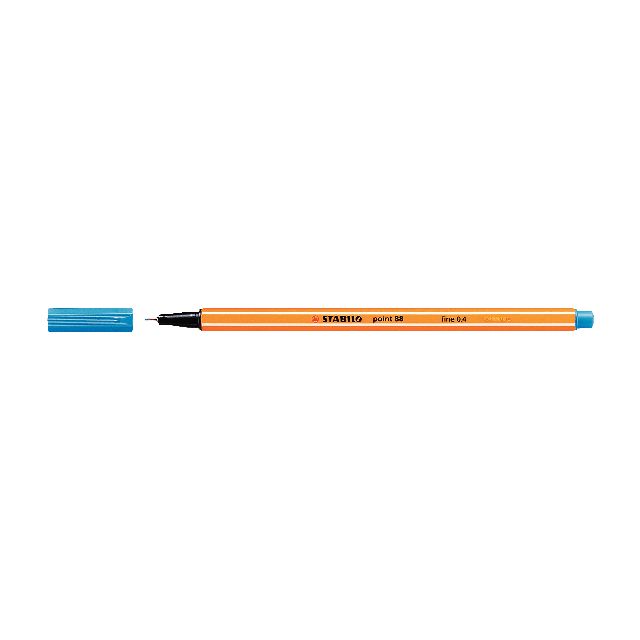 Fineliner Stabilo Point 88 mellanblå (10 pack)
