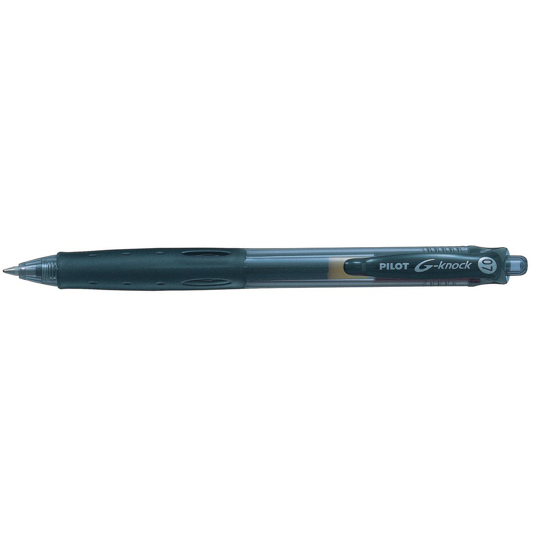 Gelpenna PILOT G-knock 0,7 svart (10 pack)