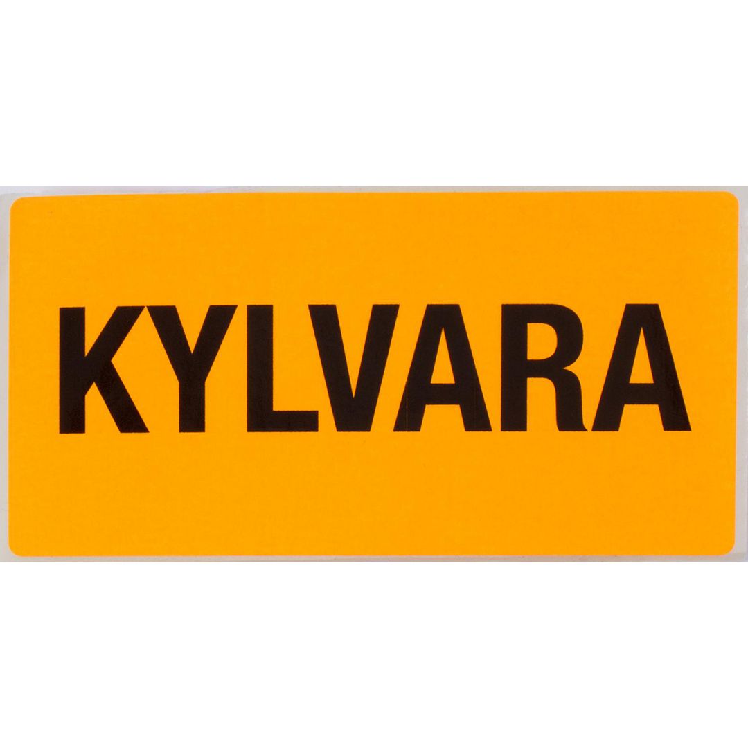 Varningsetikett Kylvara 500/rl