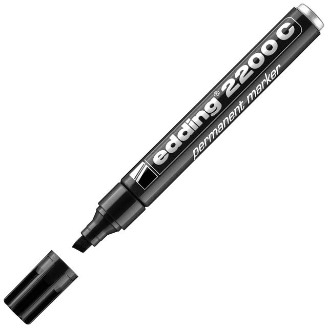 Märkpenna EDDING 2200C svart (10 pack)