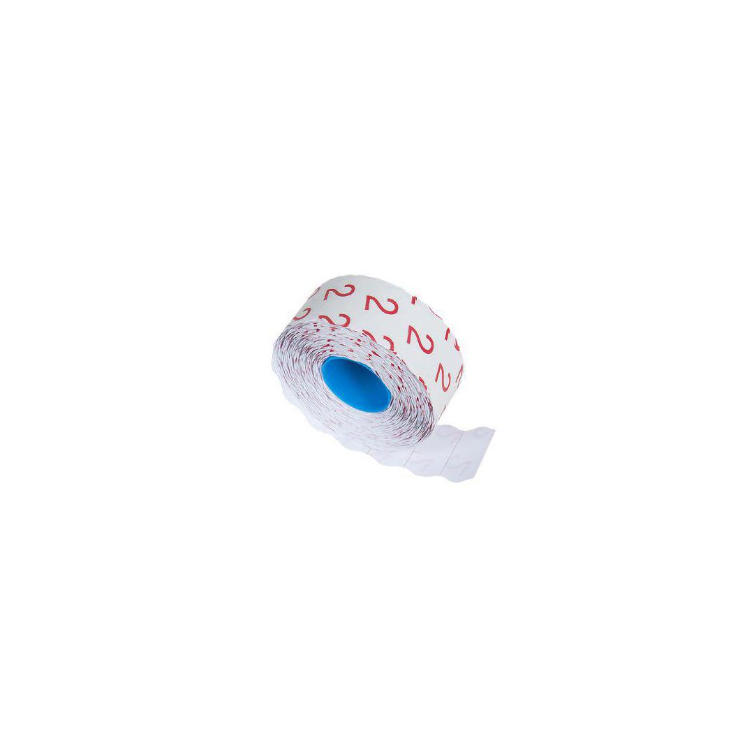 Prisetikett 26x16mm G2 vit 7200/fp
