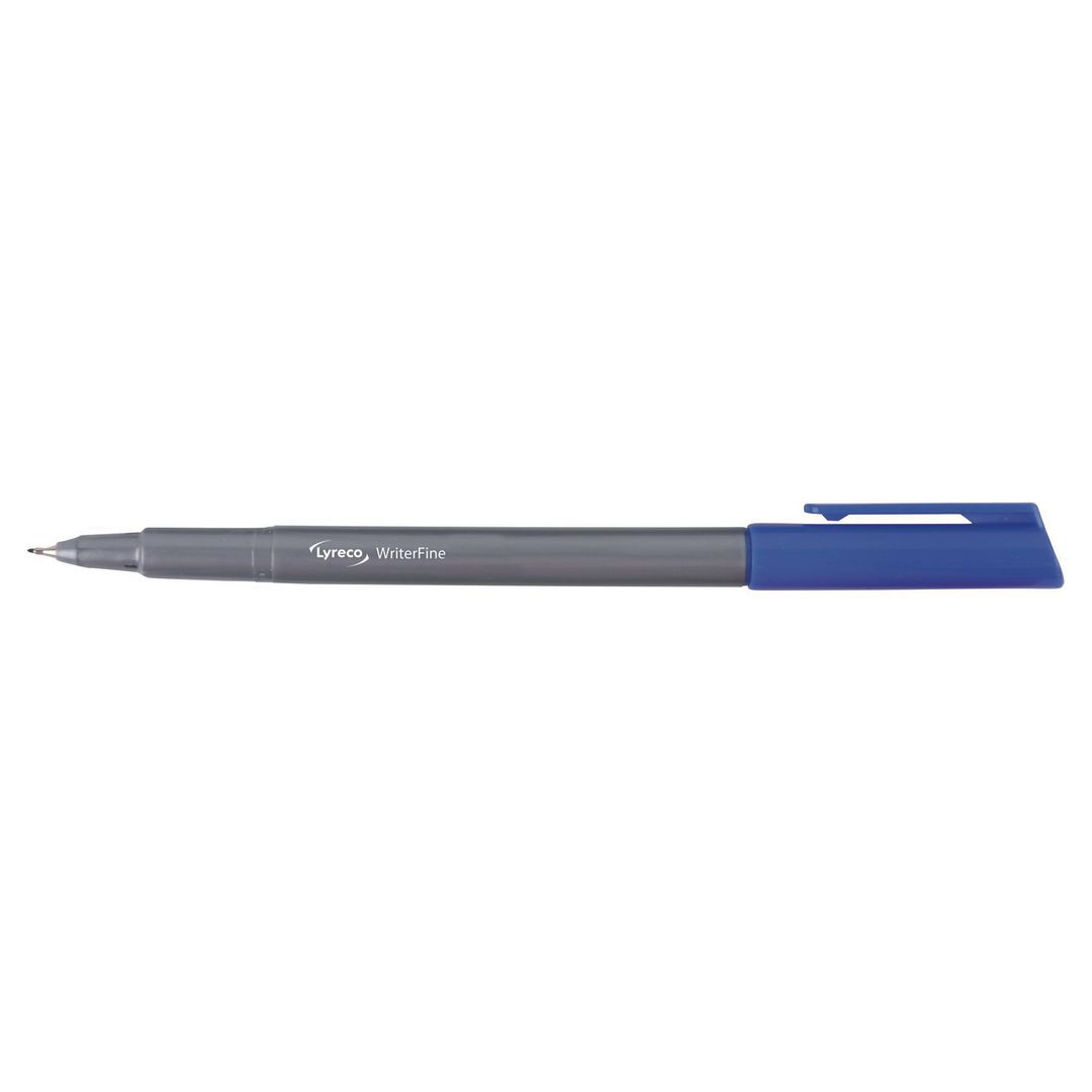Fineliner Lyreco 0,4mm blå