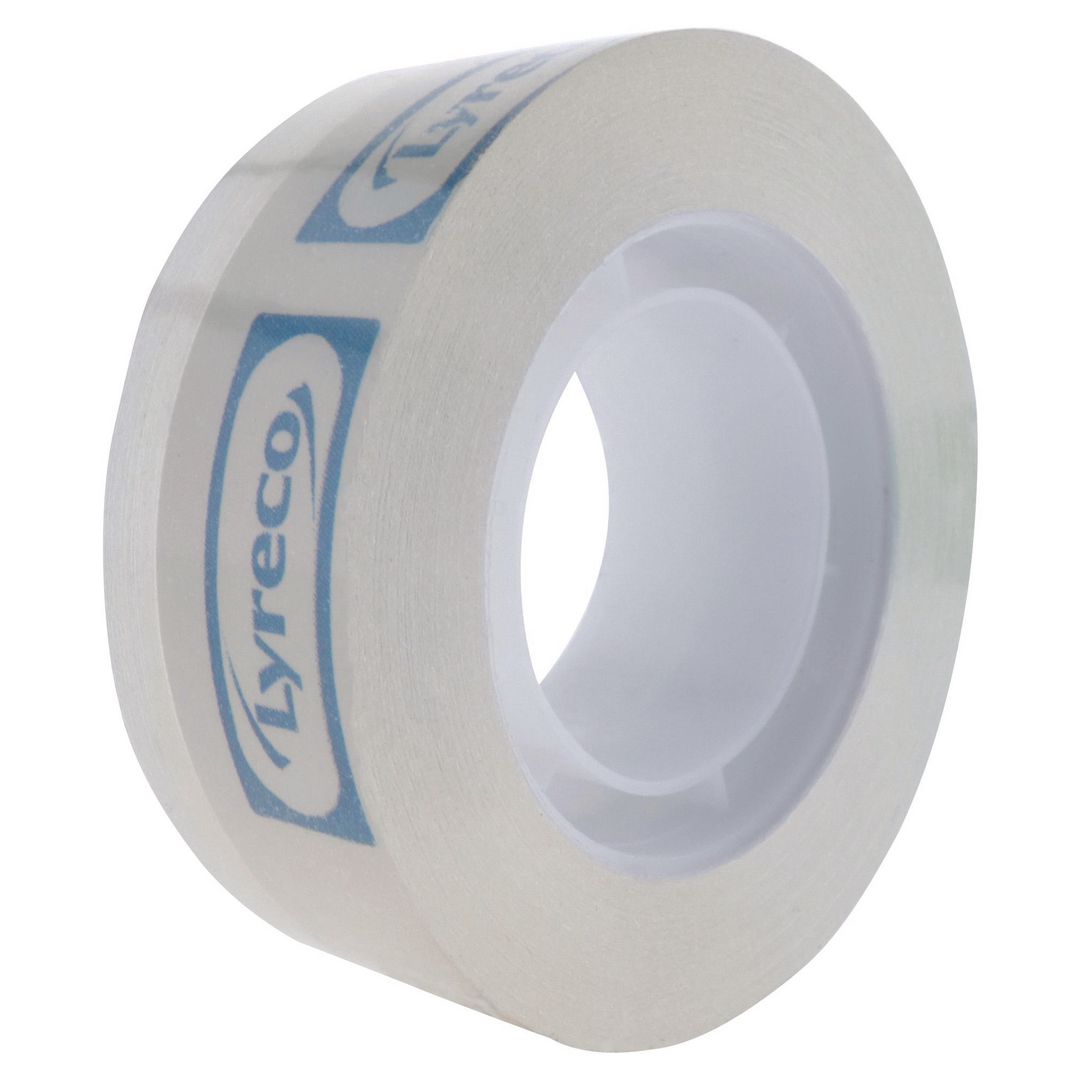 Kontorstejp Lyreco 33mx19mm crystal 8/fp