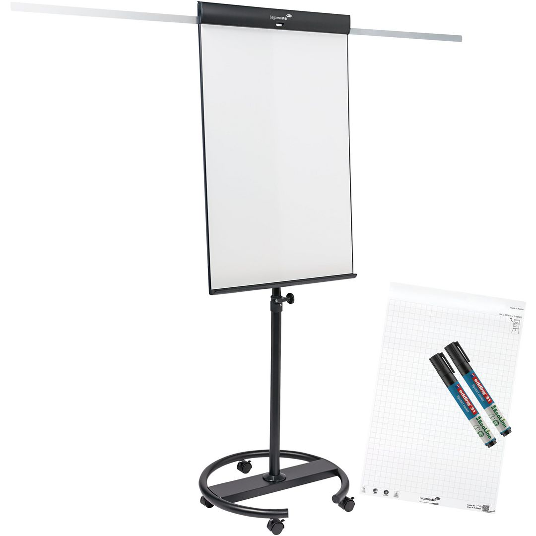 Blädderblocksställ Sketch Pro mobil rund