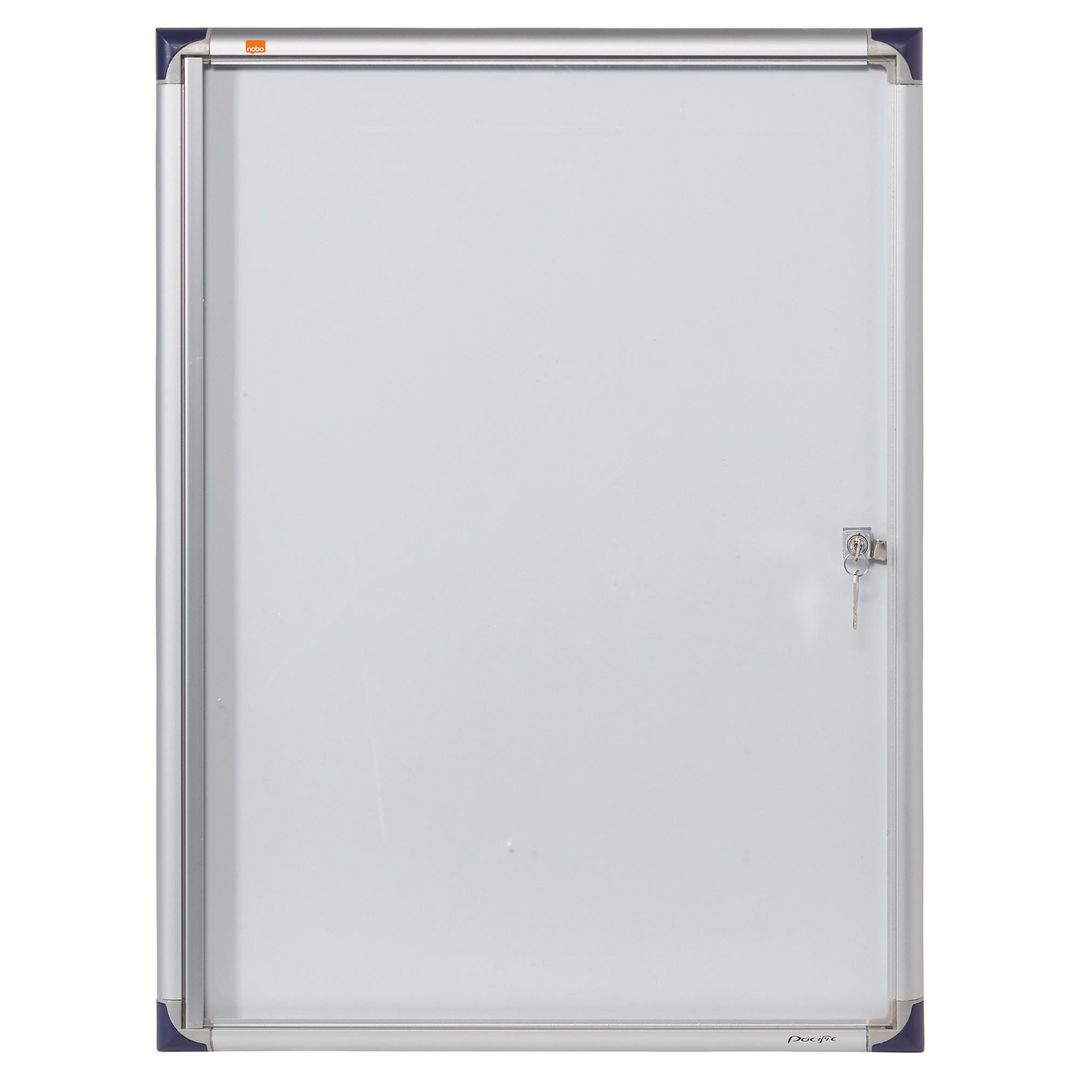 Glasskåp Nobo extra tunt magnetisk 4xA4