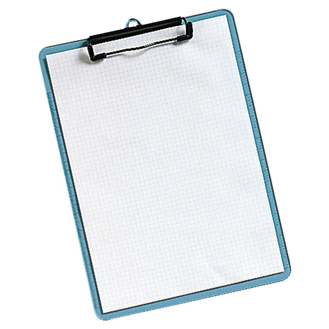 Skrivplatta A4 transparent blå