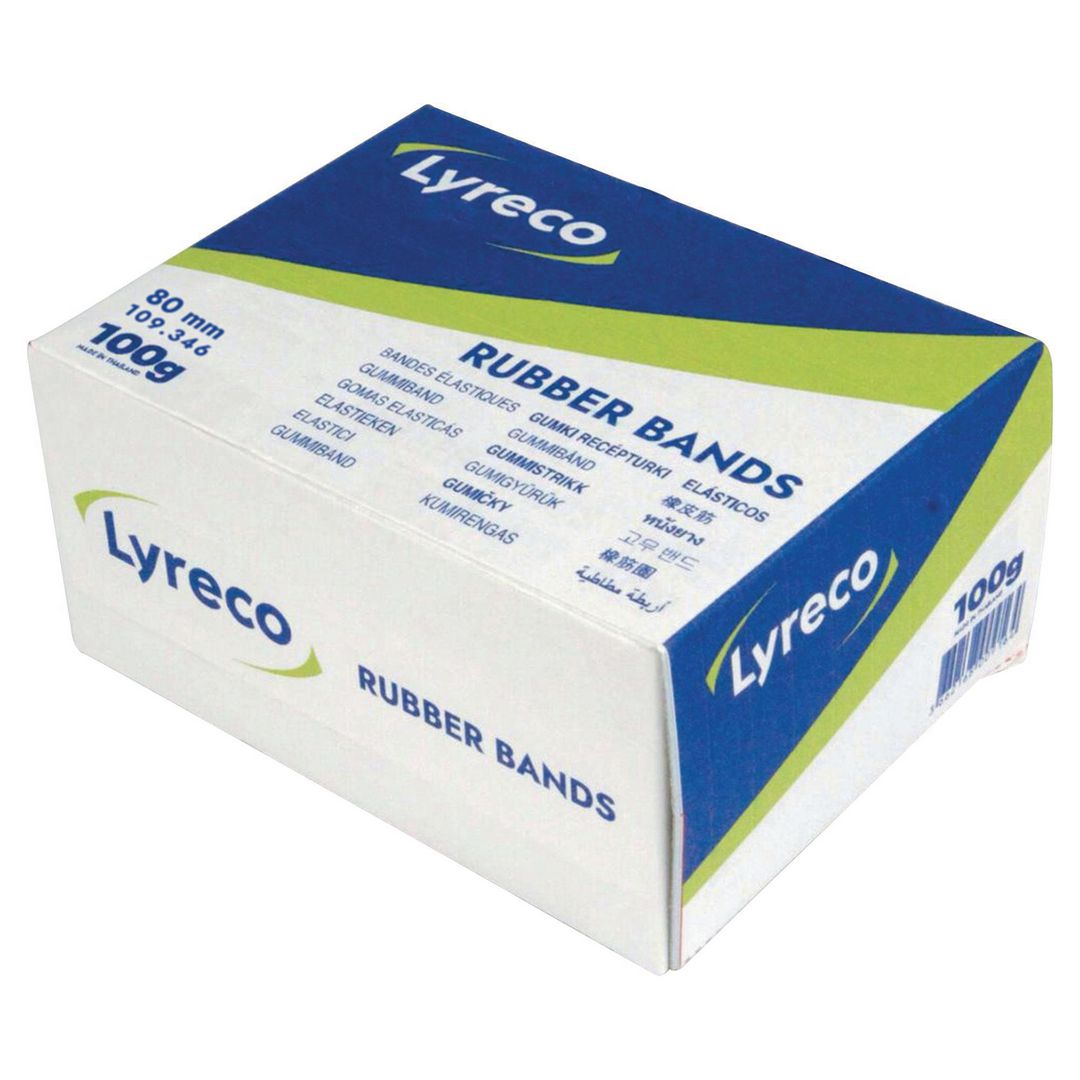 Gummiband LYRECO 80x2mm nr18 100g 250/fp
