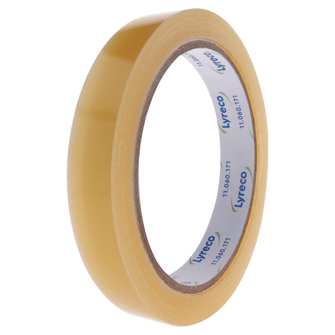 Kontorstejp Lyreco 66mx12mm klar 12/fp