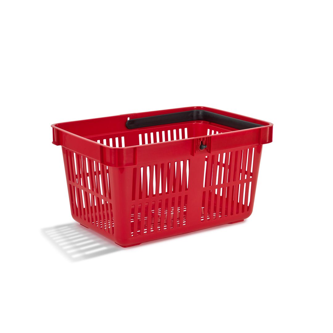 Kundkorg 27L röd