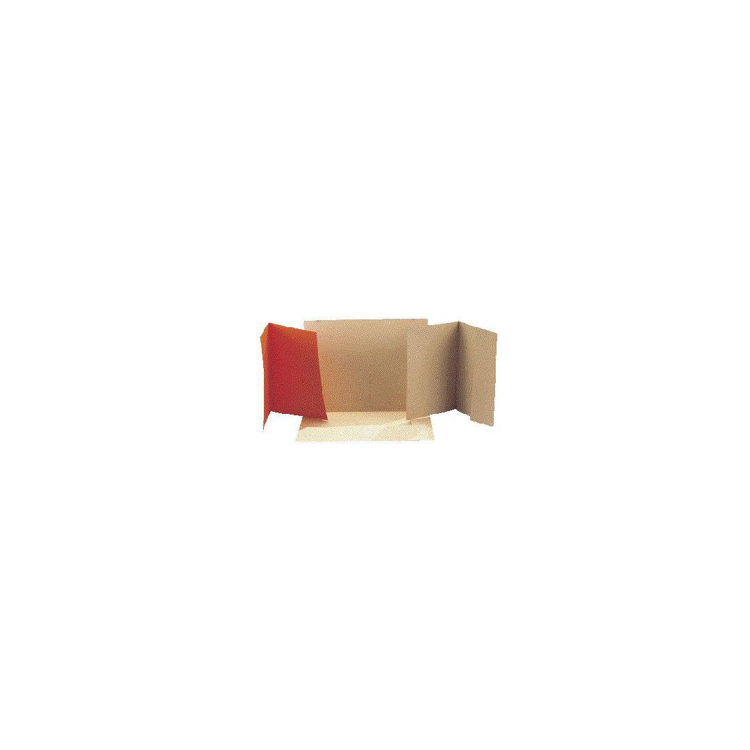Mapp 1-klaff A4 brun (50 pack)
