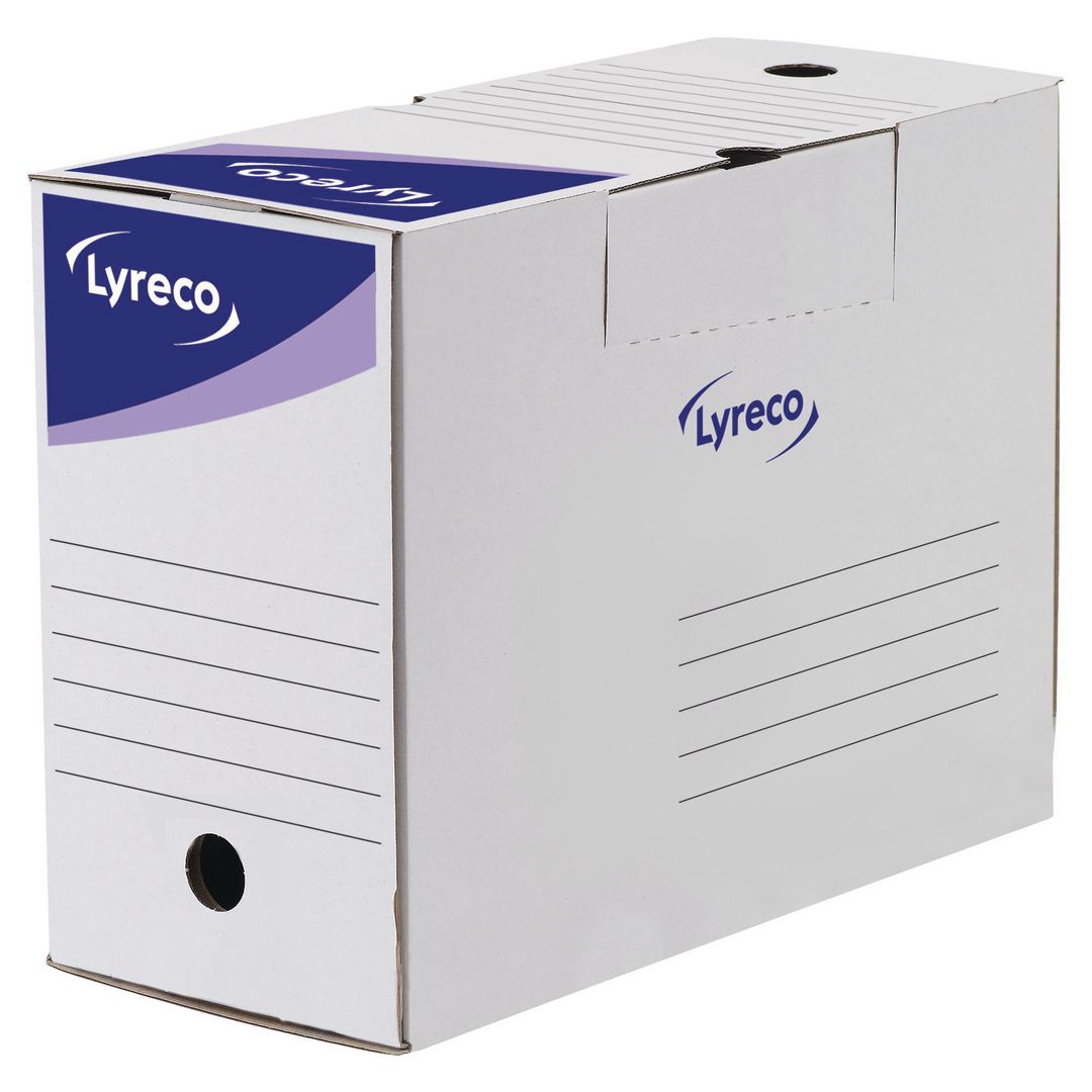 Arkivbox Lyreco FSC 340x250x150mm vit (25 pack)
