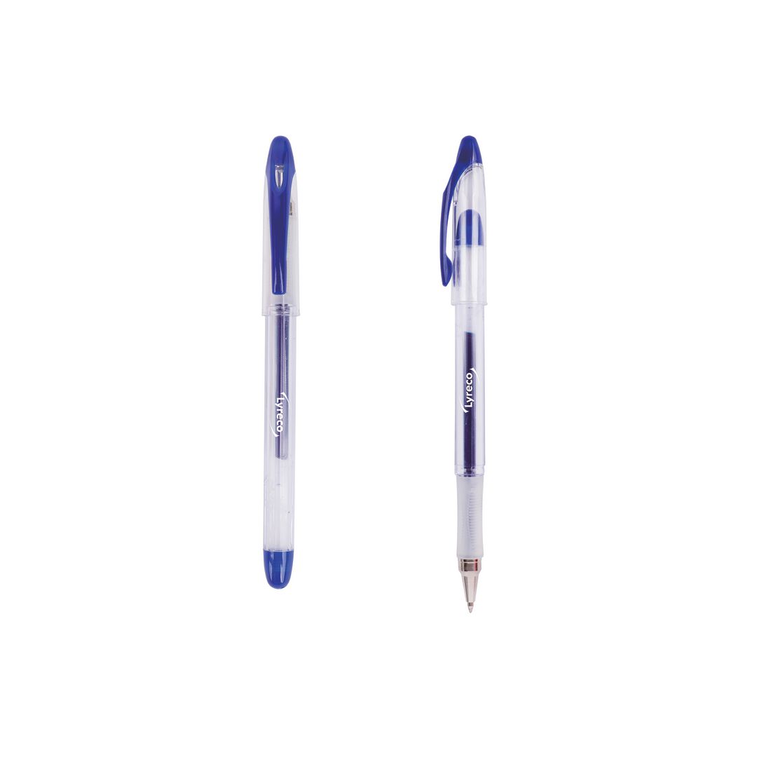 Kulpenna Lyreco stick 0,7mm blå (12 pack)