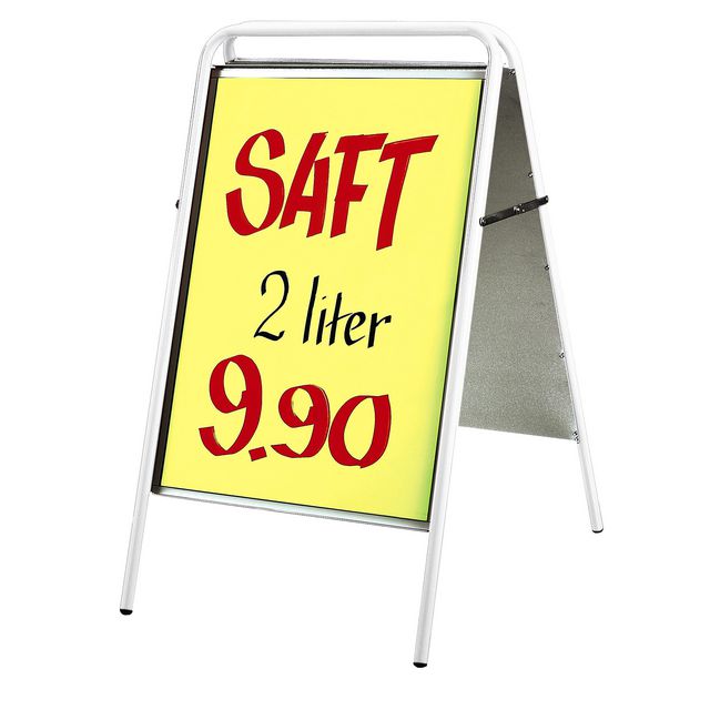Gatuställ Sign 50x70cm vit
