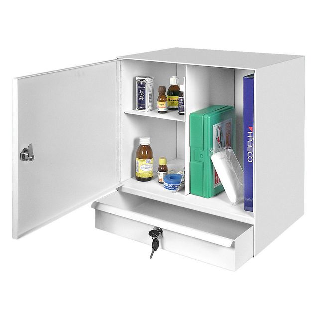 Medicinskåp MS1 med låda