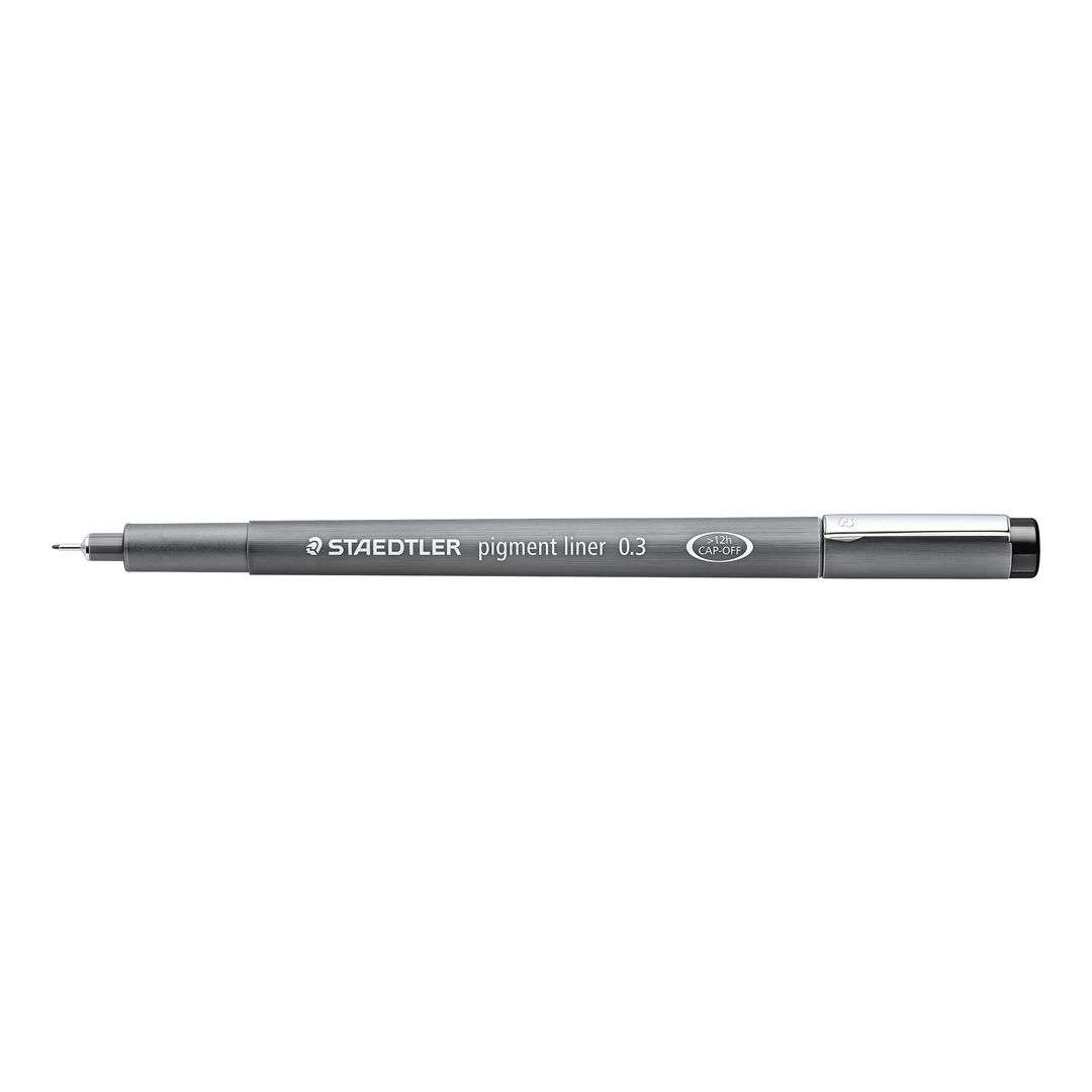 Fineliner Staedtler 0,3mm svart (10 pack)
